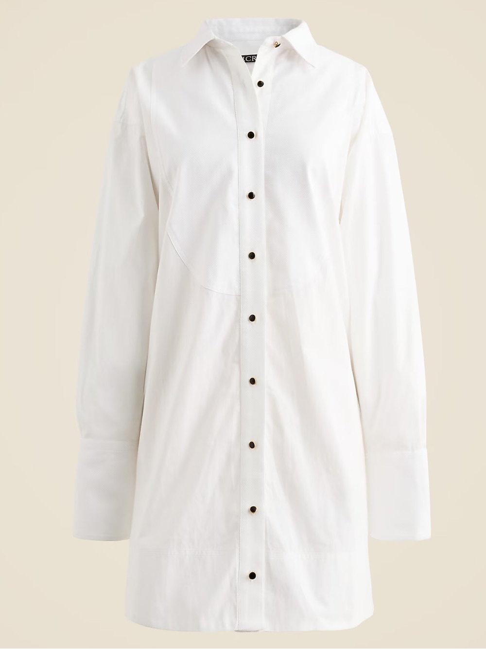 J. Crew Jules Tuxedo Shirt Dress Size 2 NWT